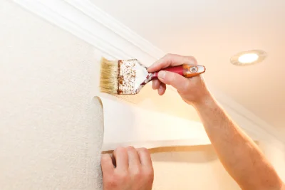 Pose de papier peint à Méru — revêtements muraux et toiles de verre